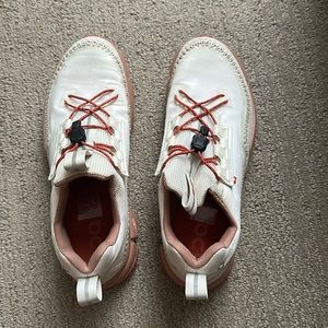 Red and white on clouds